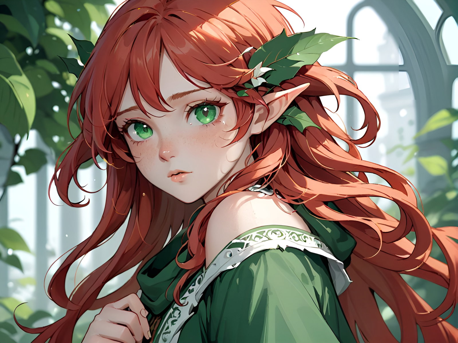 Cover art for Homeless elf, an elf scenario on AI Dungeon