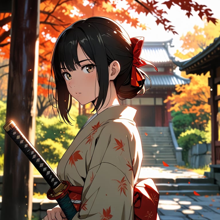 Cover art for My Fiancée’s a Deadly Samurai?!, a wife scenario on AI Dungeon