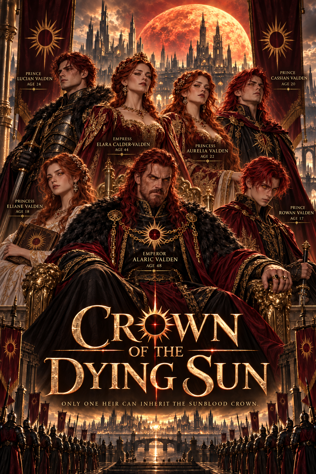 Cover art for Crown Of The Dying Sun, a fantasy scenario on AI Dungeon
