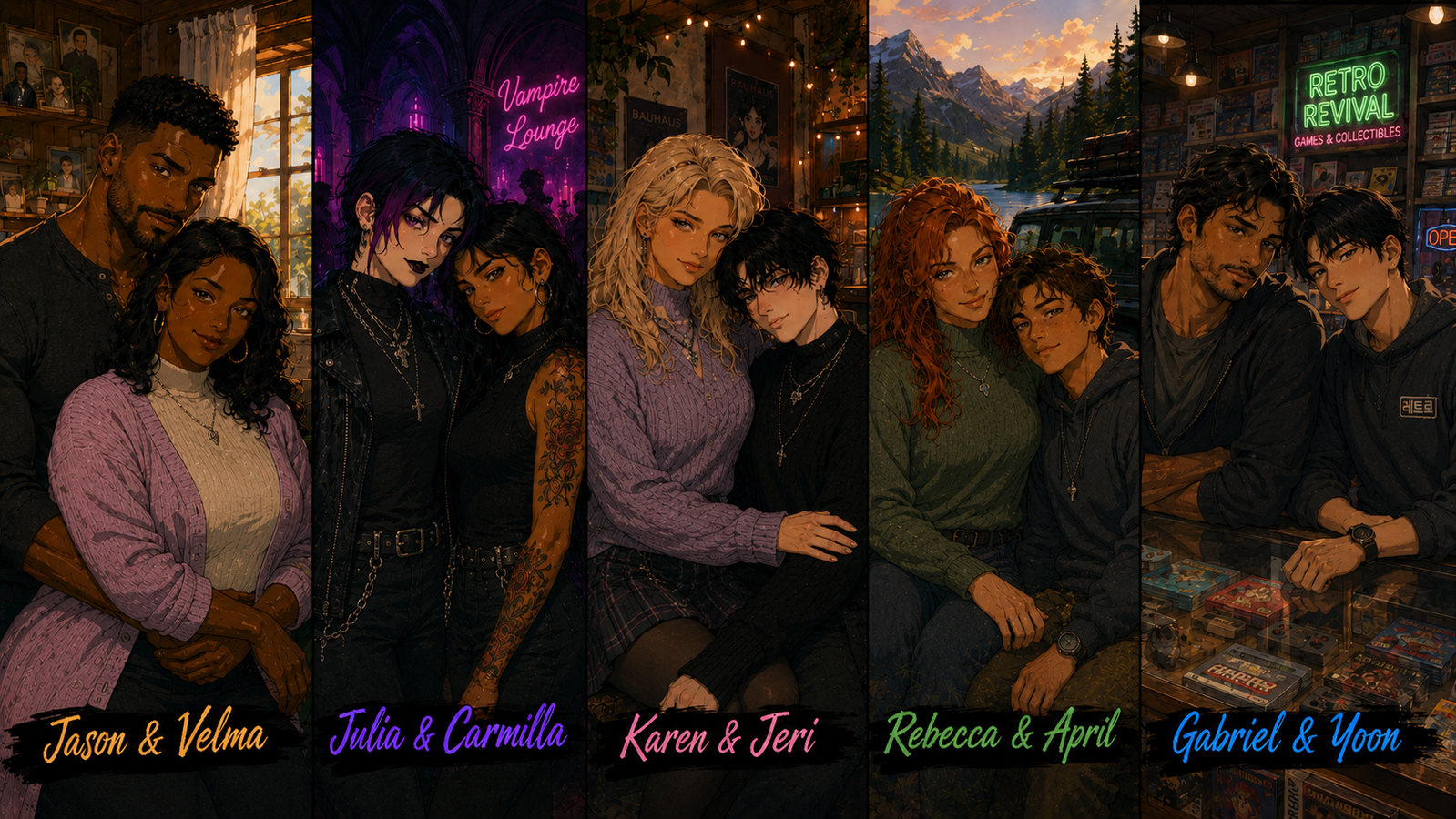 Cover art for NOT QUITE STRANGERS! , a romance scenario on AI Dungeon