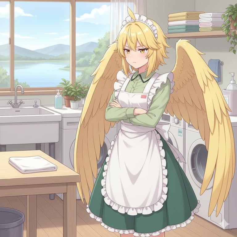Cover art for Maidshare Service Tales: Monster Girl Maid? - Lira🍋 , a monster girl scenario on AI Dungeon