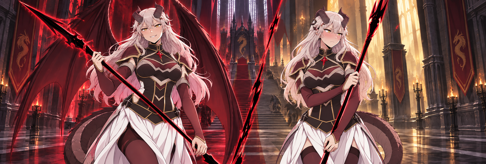Cover art for You and the Demon Queen:YANDERE OR HAJIDERE?!?!, a monster girl scenario on AI Dungeon