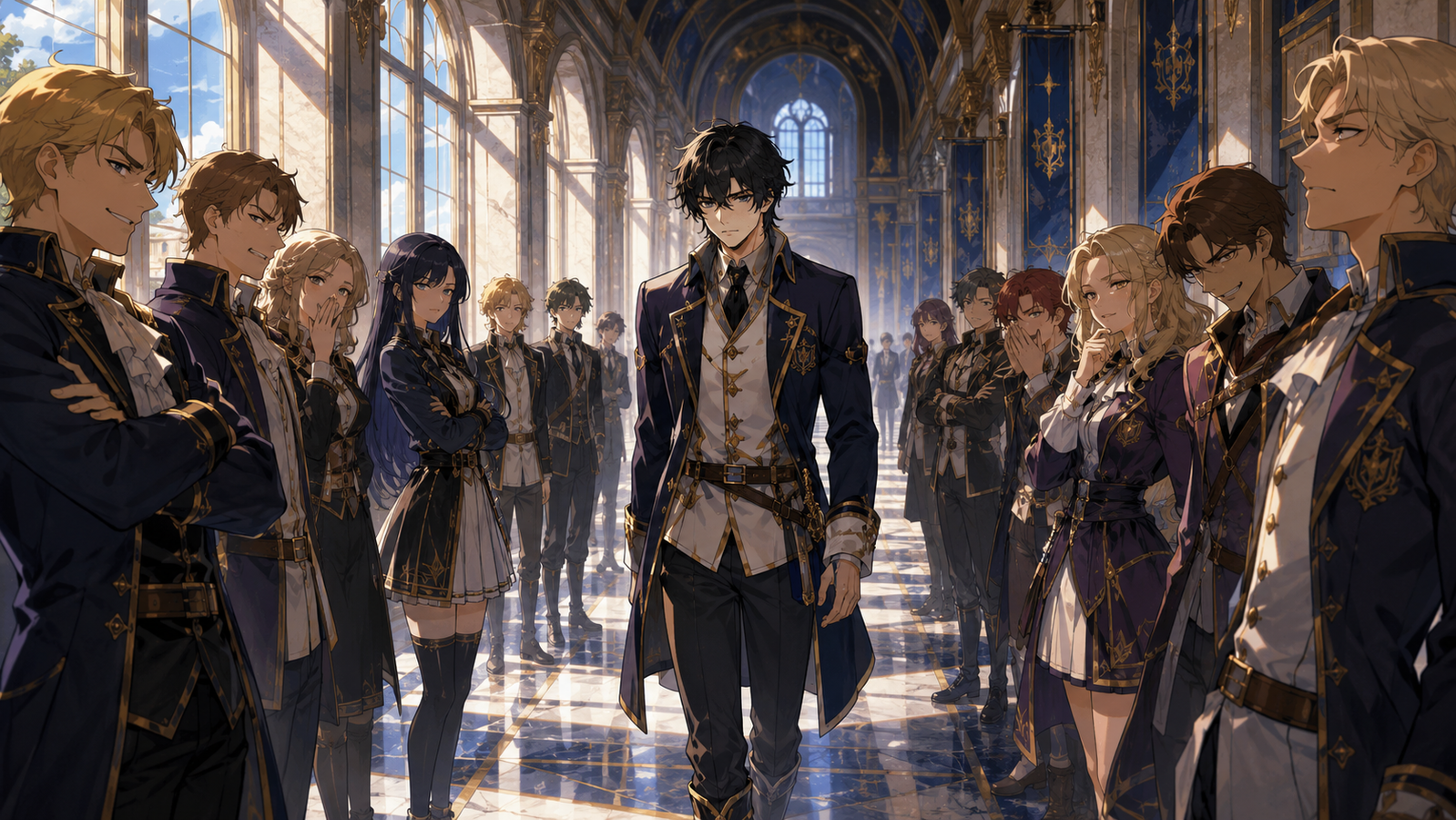 Cover art for Mangaka: Lowest Noble Student is the Hero, a romance scenario on AI Dungeon