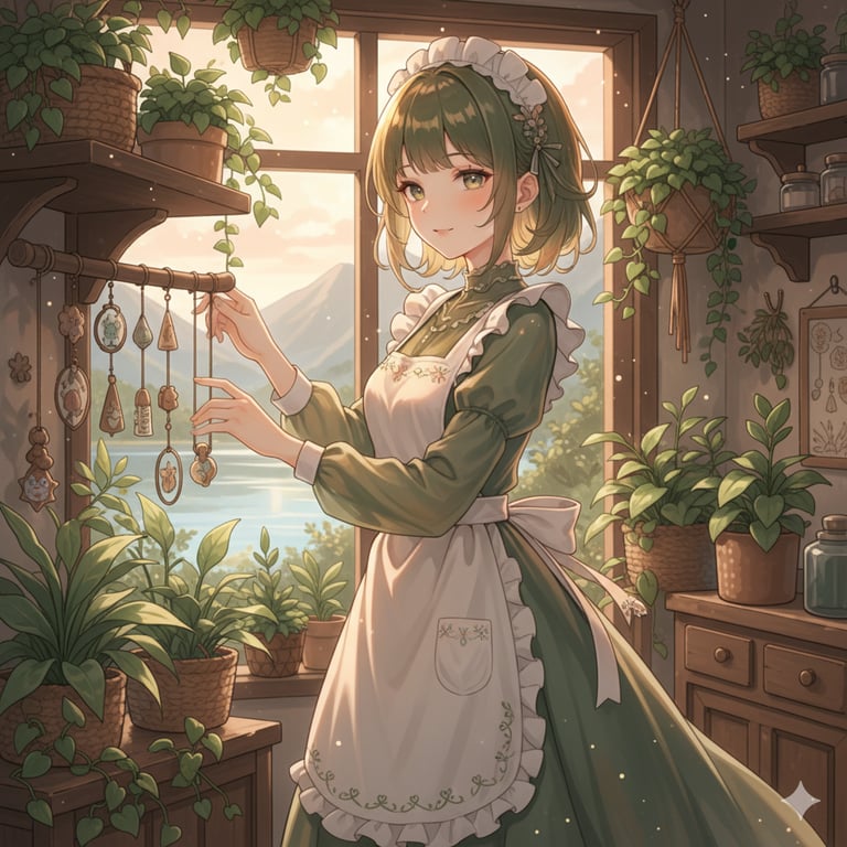 Cover art for Maidshare Service Tales: Monster Girl Maid? - Fleuršø , a monster girl scenario on AI Dungeon