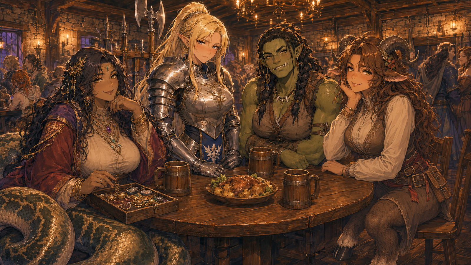 Cover art for MY PARTY STILL WON'T STOP TRYING TO FIND ME A WIFE! , a romance scenario on AI Dungeon