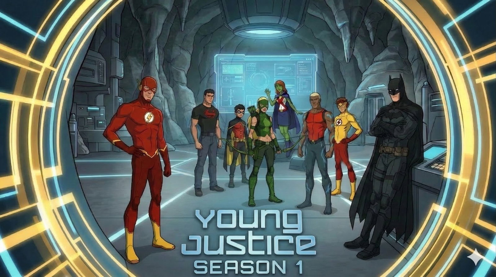 Cover art for ⚡🏹 💪YOUNG JUSTICE: SEASON 1 👽🥷🔱, an autocards scenario on AI Dungeon