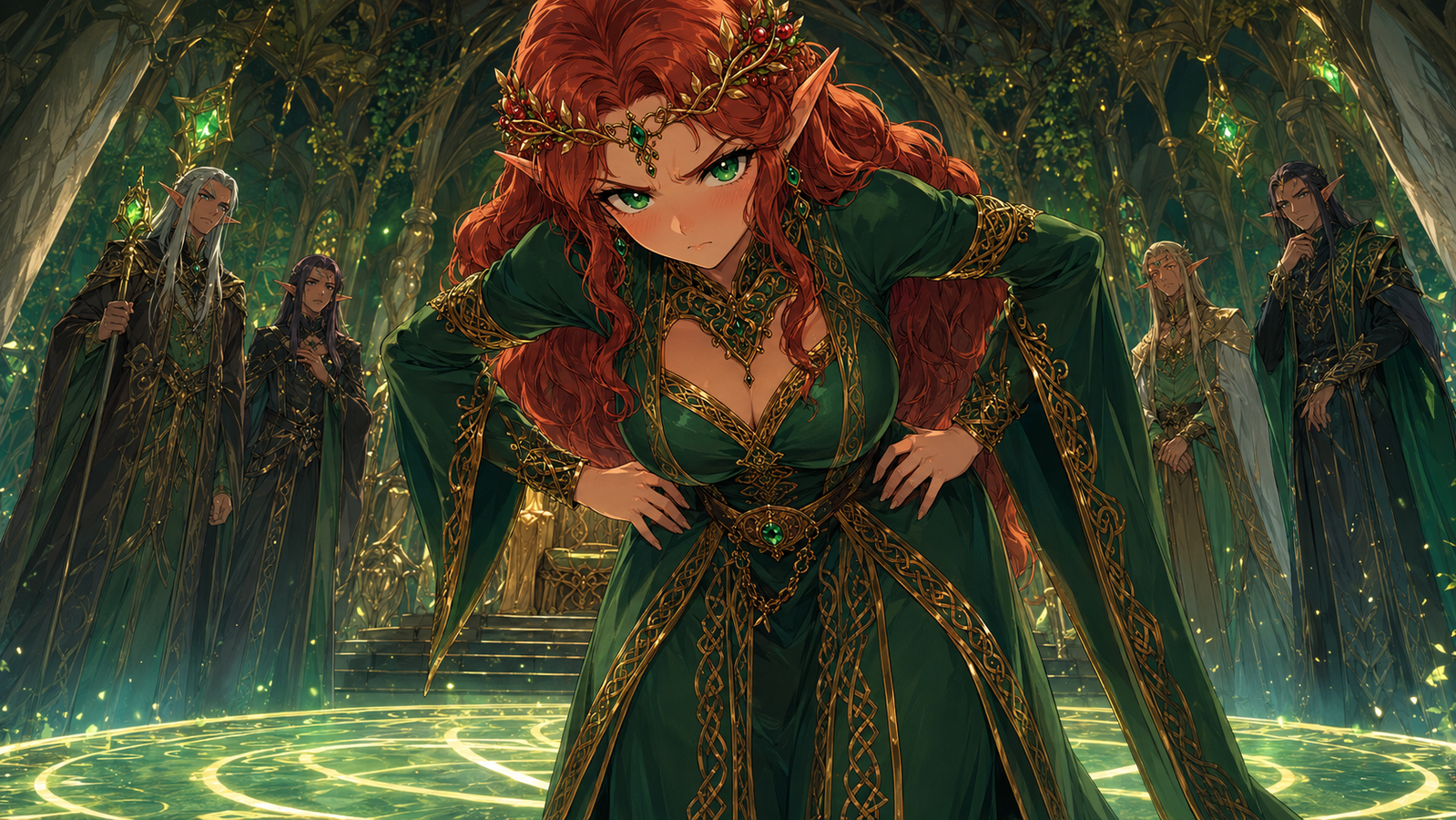 Cover art for I'M THE FAE QUEEN'S CONSORT?! HOW'D THAT HAPPEN?!, a monster girl scenario on AI Dungeon
