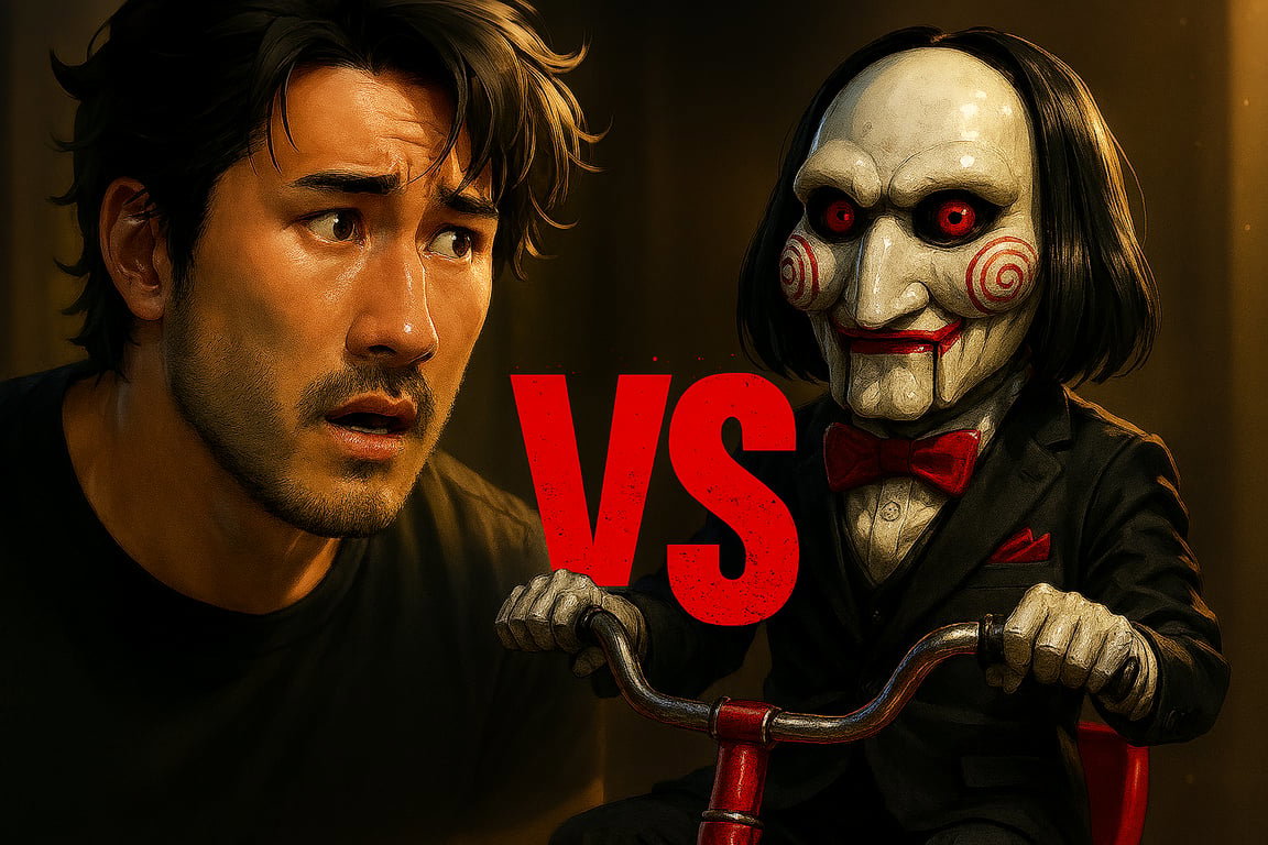 Cover art for Markiplier vs Jigsaw, a markiplier scenario on AI Dungeon