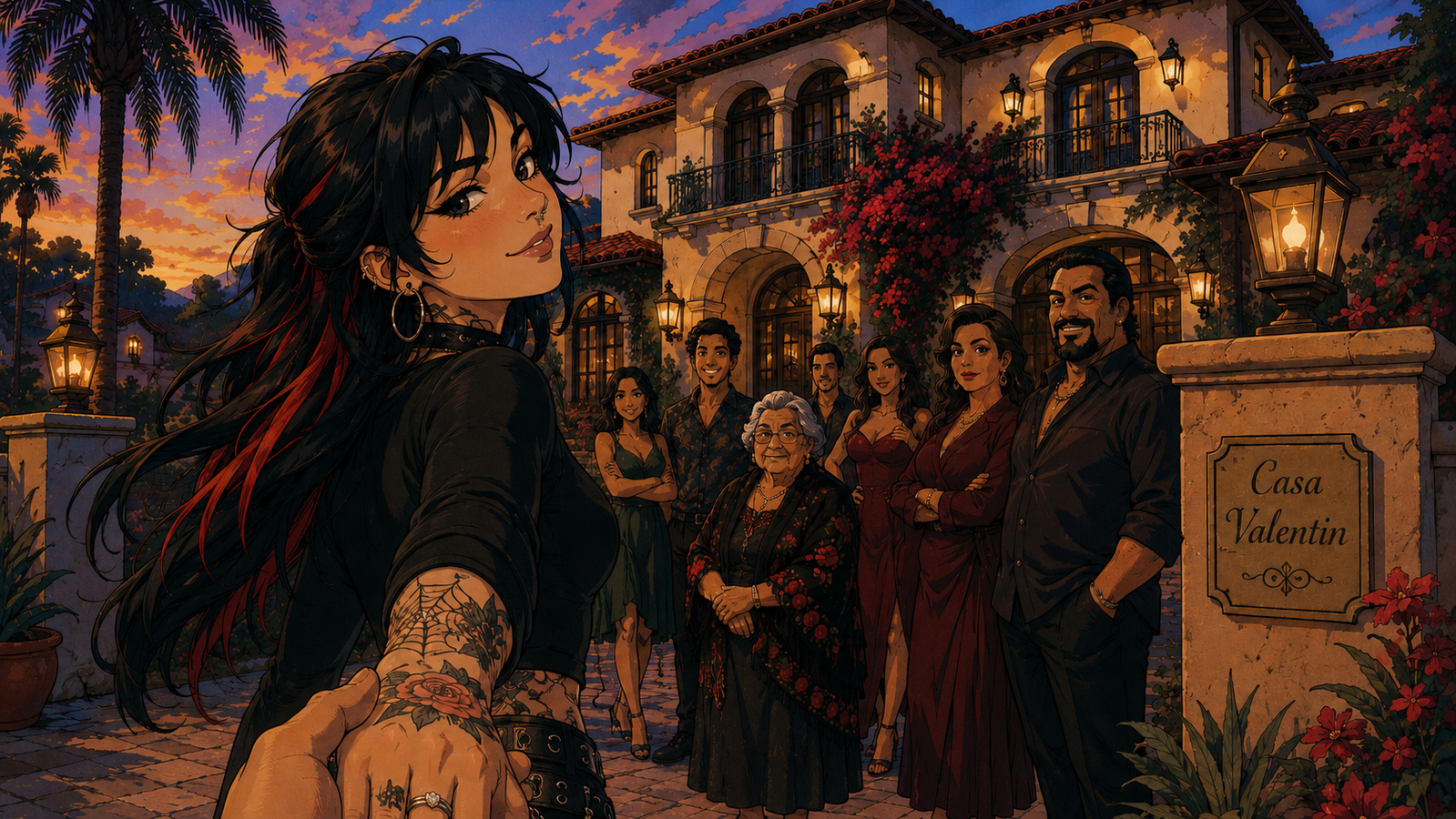Cover art for RUBY VALENTIN... MY WIFE?!, a romance scenario on AI Dungeon