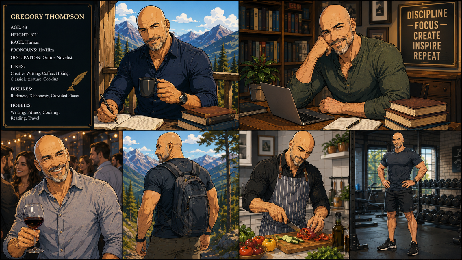 Cover art for SWEET SURPRISE! - GREGORY THOMPSON, a romance scenario on AI Dungeon