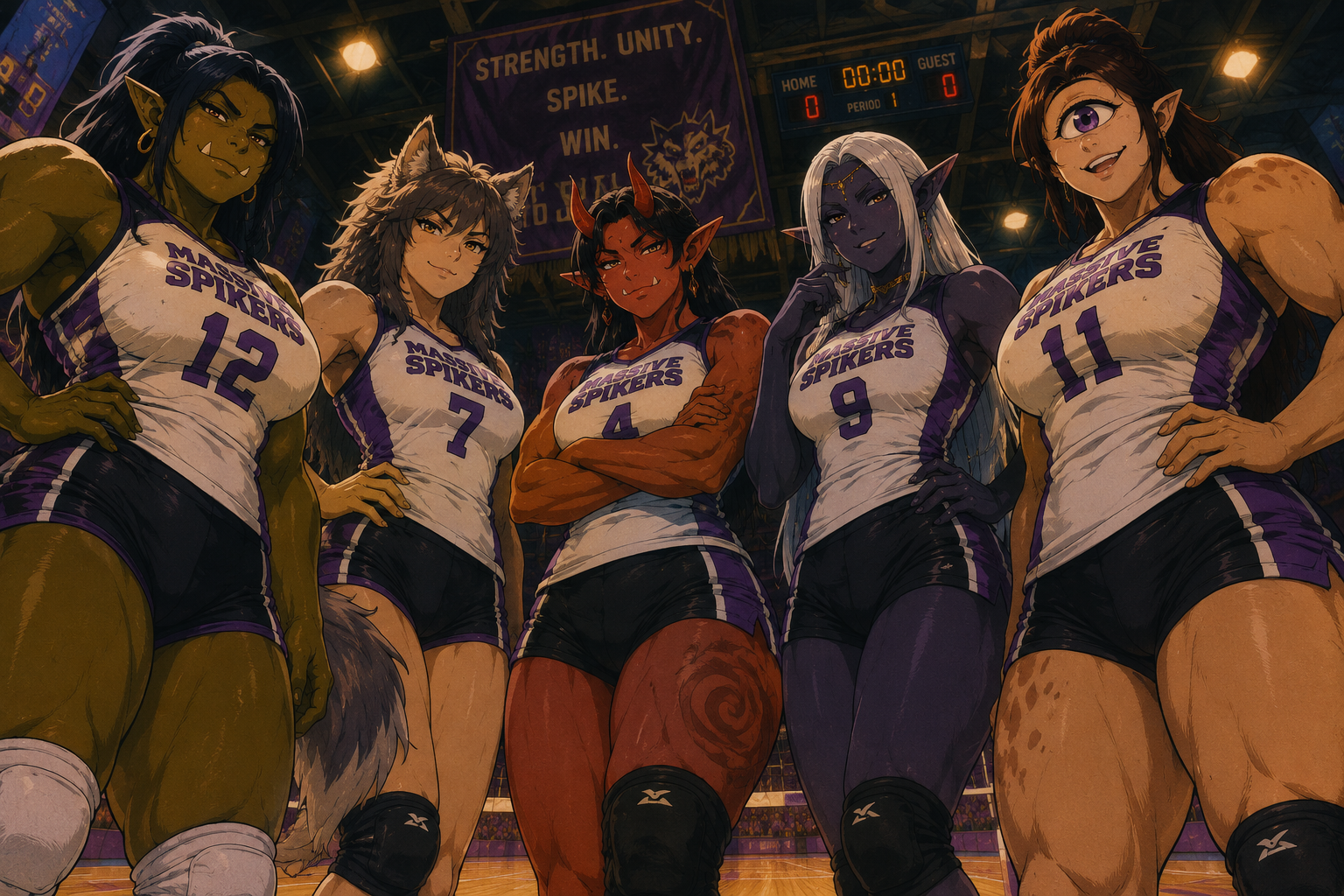 Cover art for DO YOU LIKE BIG GIRLS?, a monster girl scenario on AI Dungeon