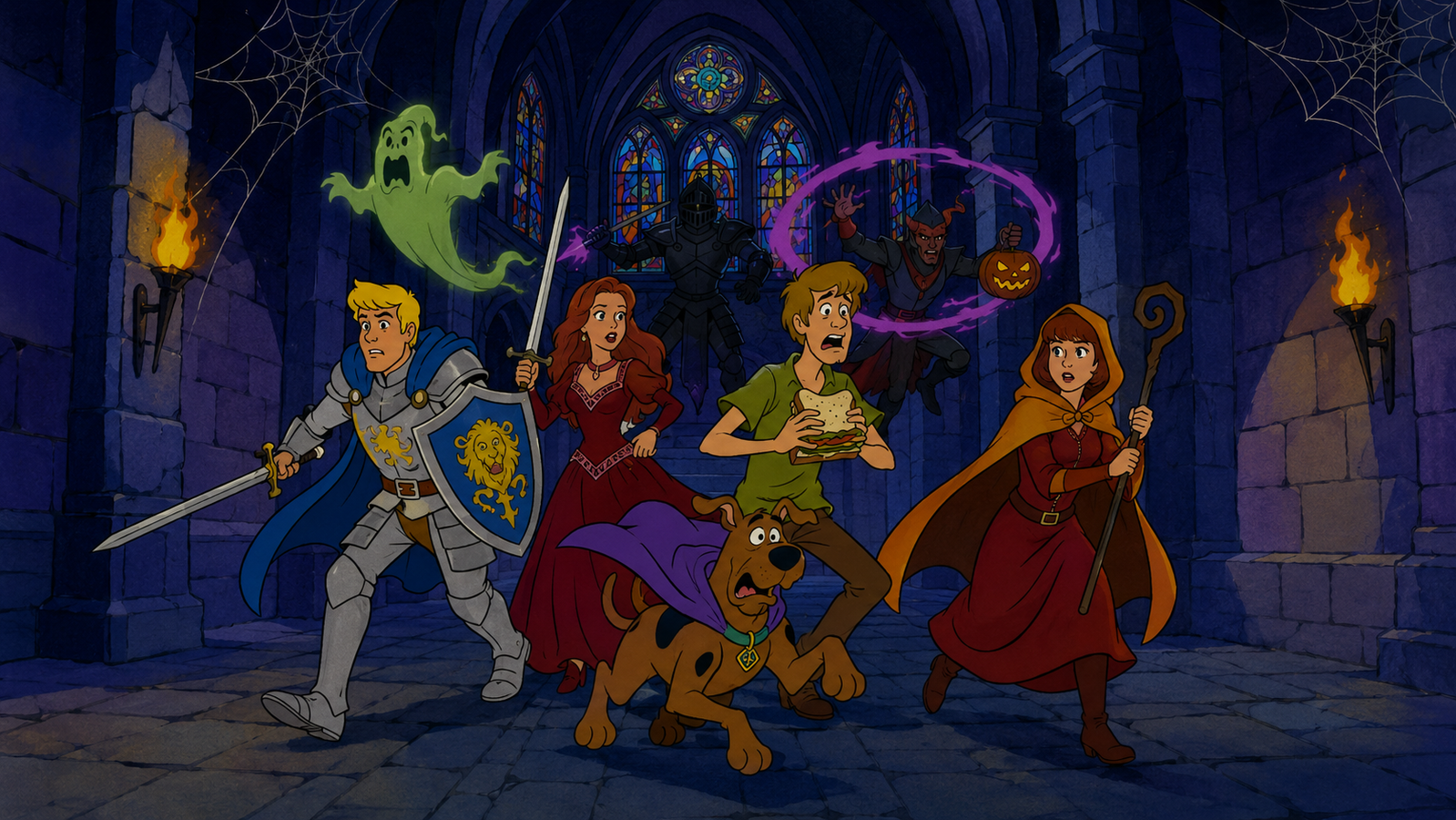Cover art for Mangaka: Scooby Doo Isekai and the Cartoon Mashup of Madness!(🎭), a scooby doo scenario on AI Dungeon