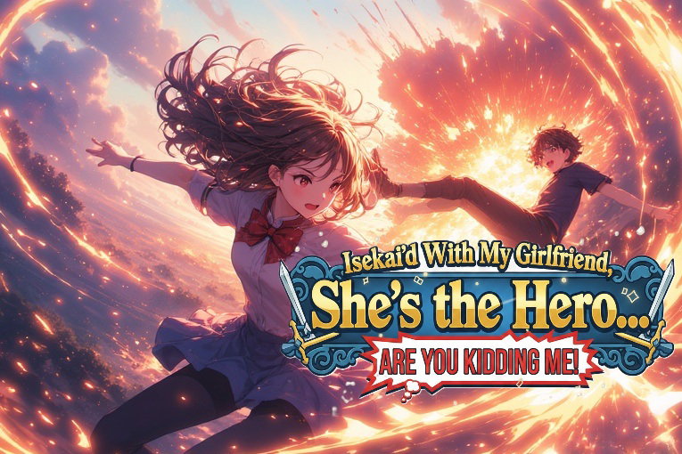 Cover art for Isekai’d With My Girlfriend, She’s the Hero… ARE YOU KIDDING ME!, a rpg scenario on AI Dungeon