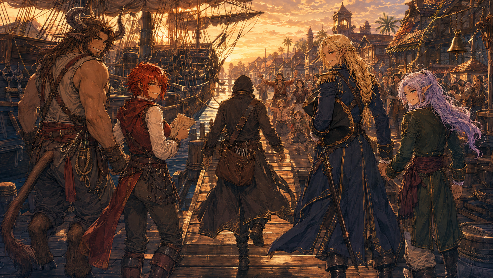 Cover art for WE'RE PIRATES NOW! ARE YOU KIDDING ME!, an anime scenario on AI Dungeon
