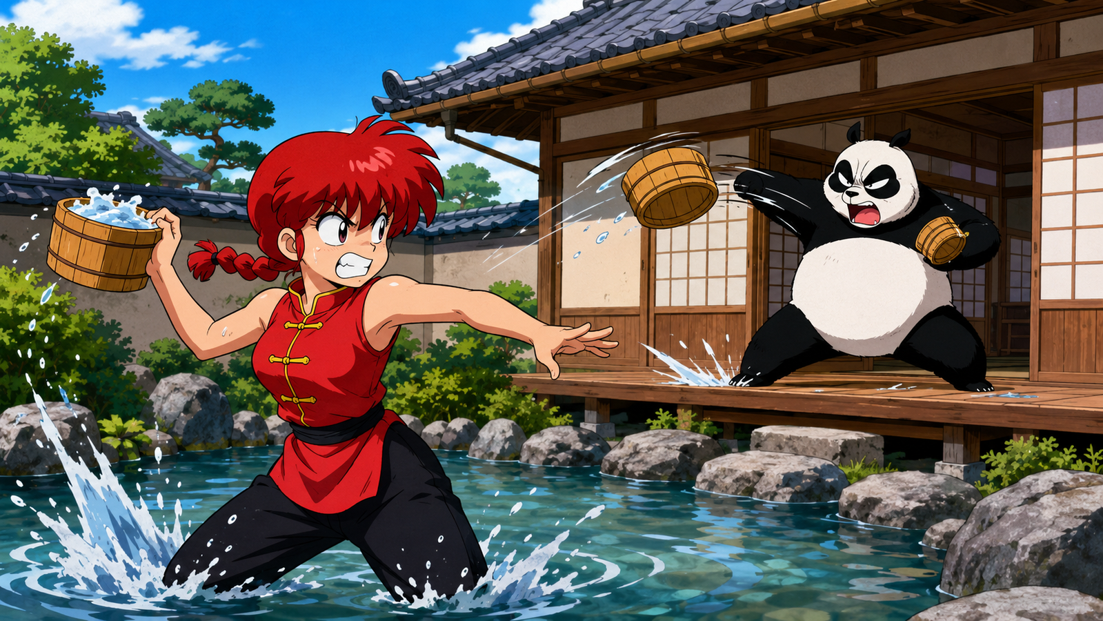 Cover art for MANGAKA: RANMA 1/2, an anime scenario on AI Dungeon