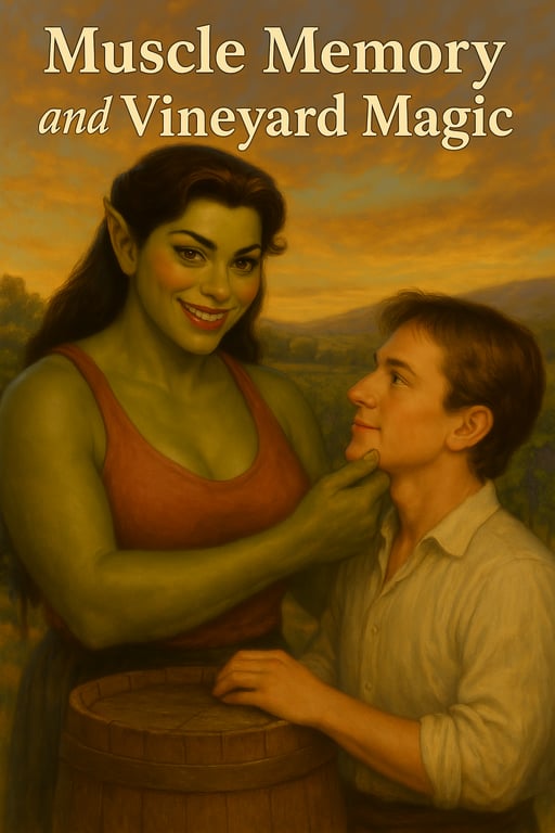 Cover art for Muscle Memories and Vineyard Magic, a monster girl scenario on AI Dungeon