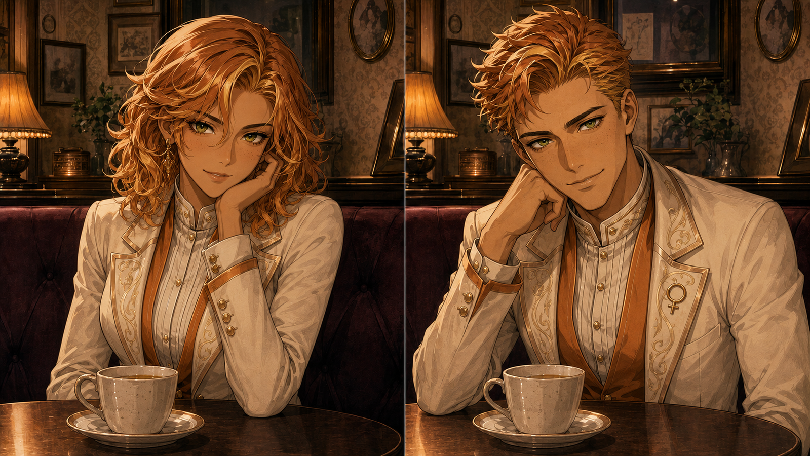 Cover art for CELESTIAL CAFE: VENUS, a romance scenario on AI Dungeon