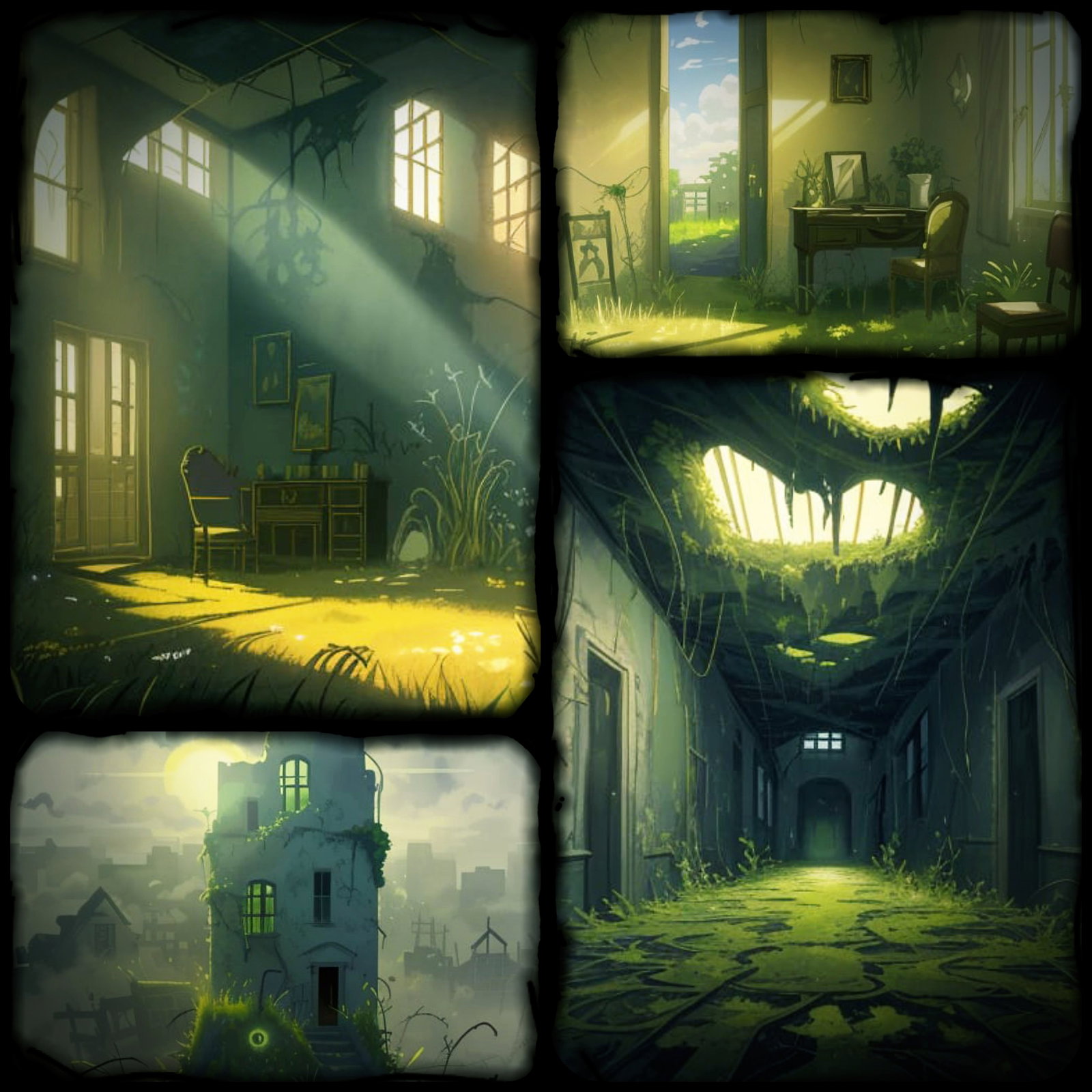Cover art for The Liminal Prairie, a rpg scenario on AI Dungeon