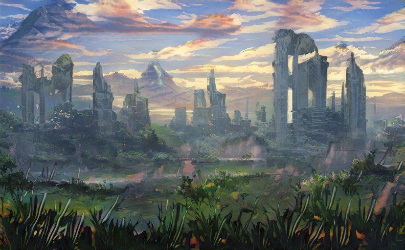Cover art for Dead world, a lone scenario on AI Dungeon
