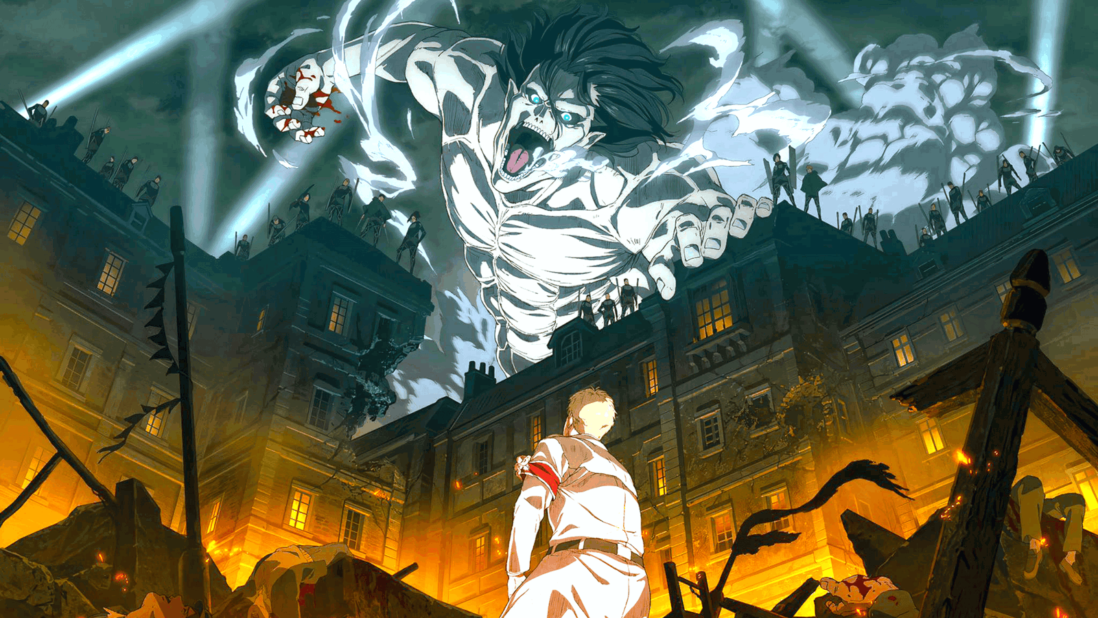 Cover art for Attack on Titan, an anime scenario on AI Dungeon