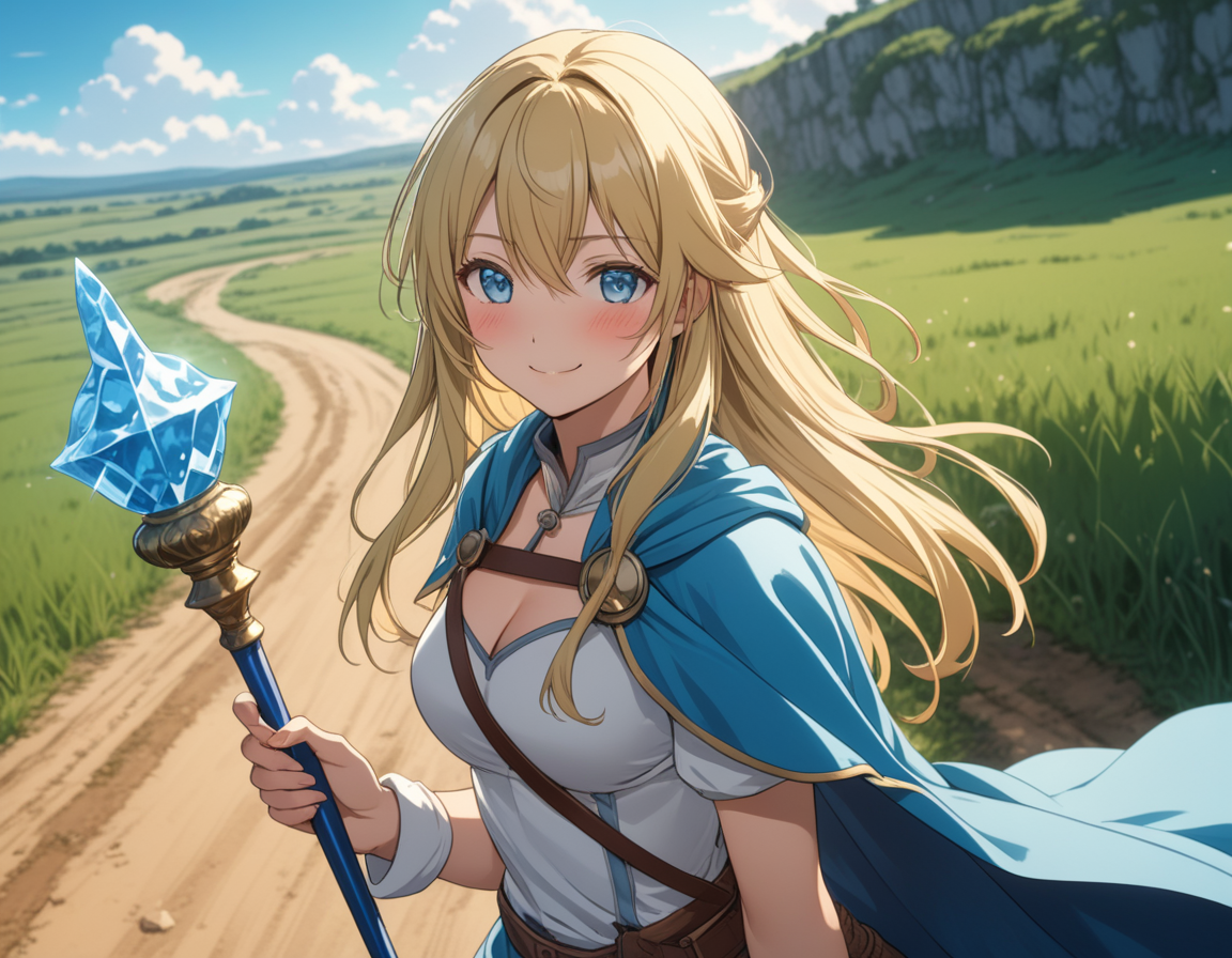 Cover art for Celeste, The Healer, a fantasy scenario on AI Dungeon