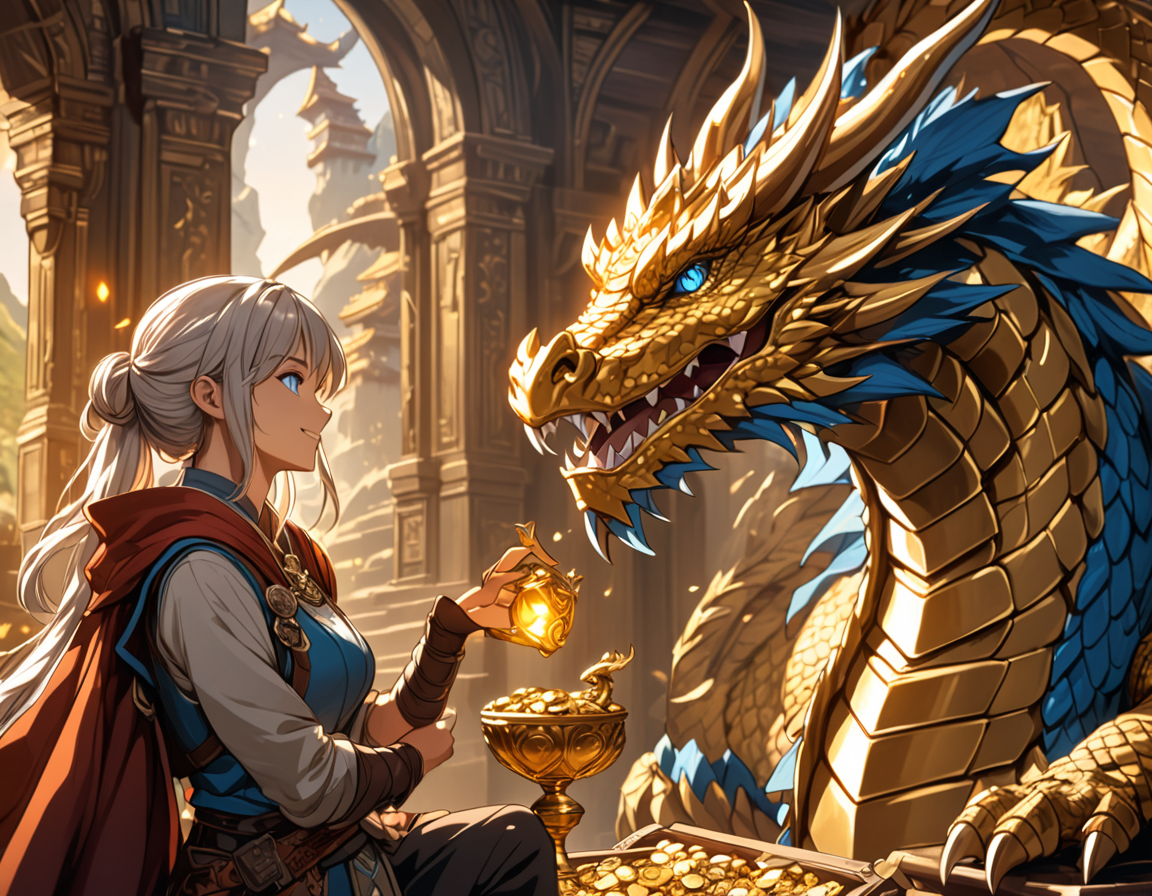 Cover art for Clumsy Pillaging, a fantasy scenario on AI Dungeon