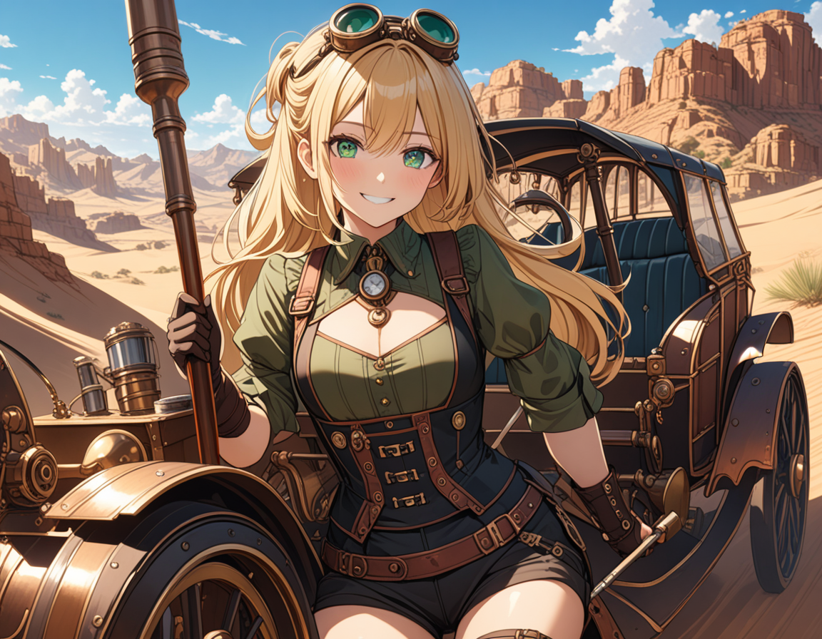 Cover art for Missing Parts, a steampunk scenario on AI Dungeon