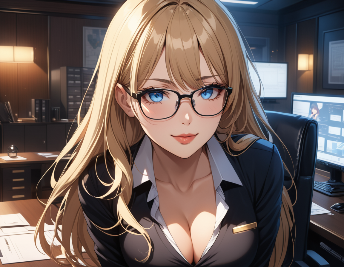 Cover art for Scolded by The Boss, a romance scenario on AI Dungeon