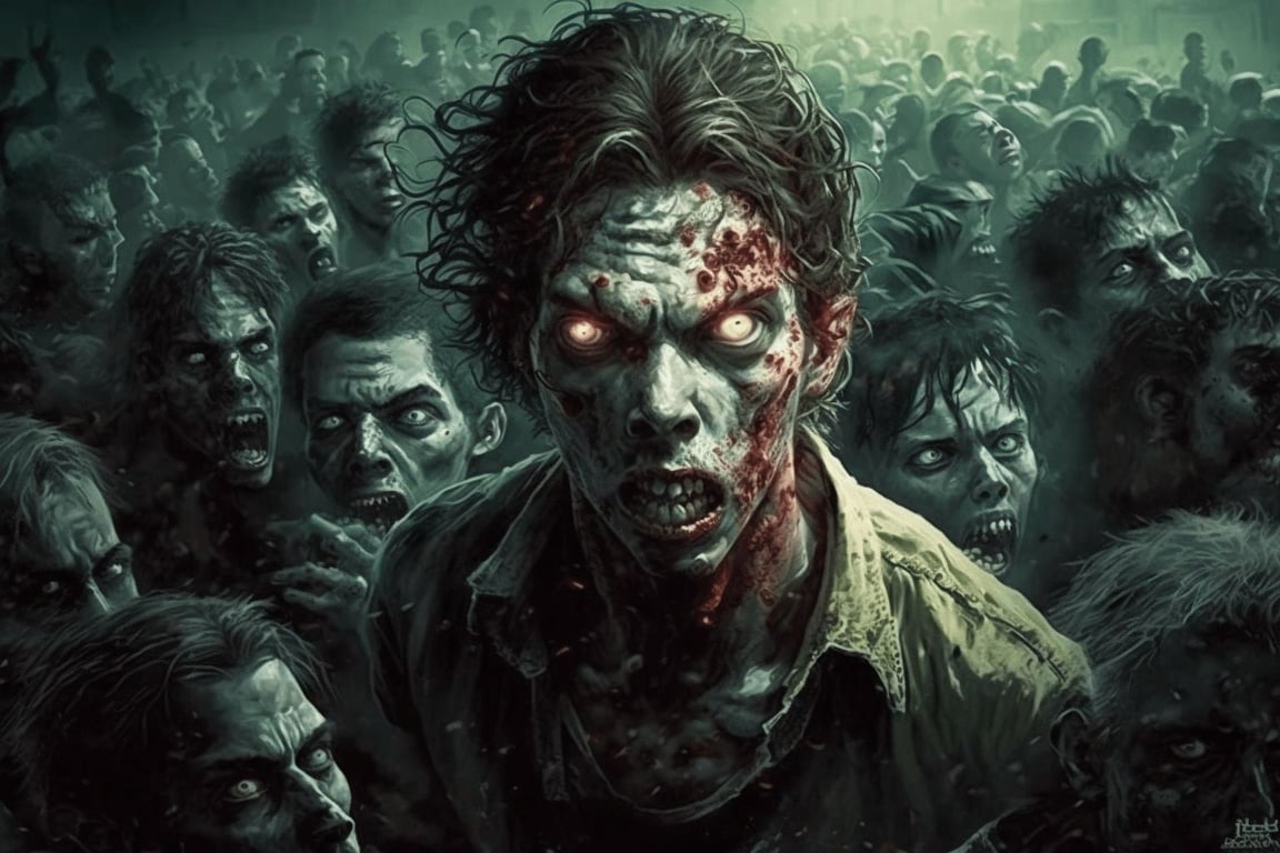 Cover art for City of the Undead, a zombie scenario on AI Dungeon