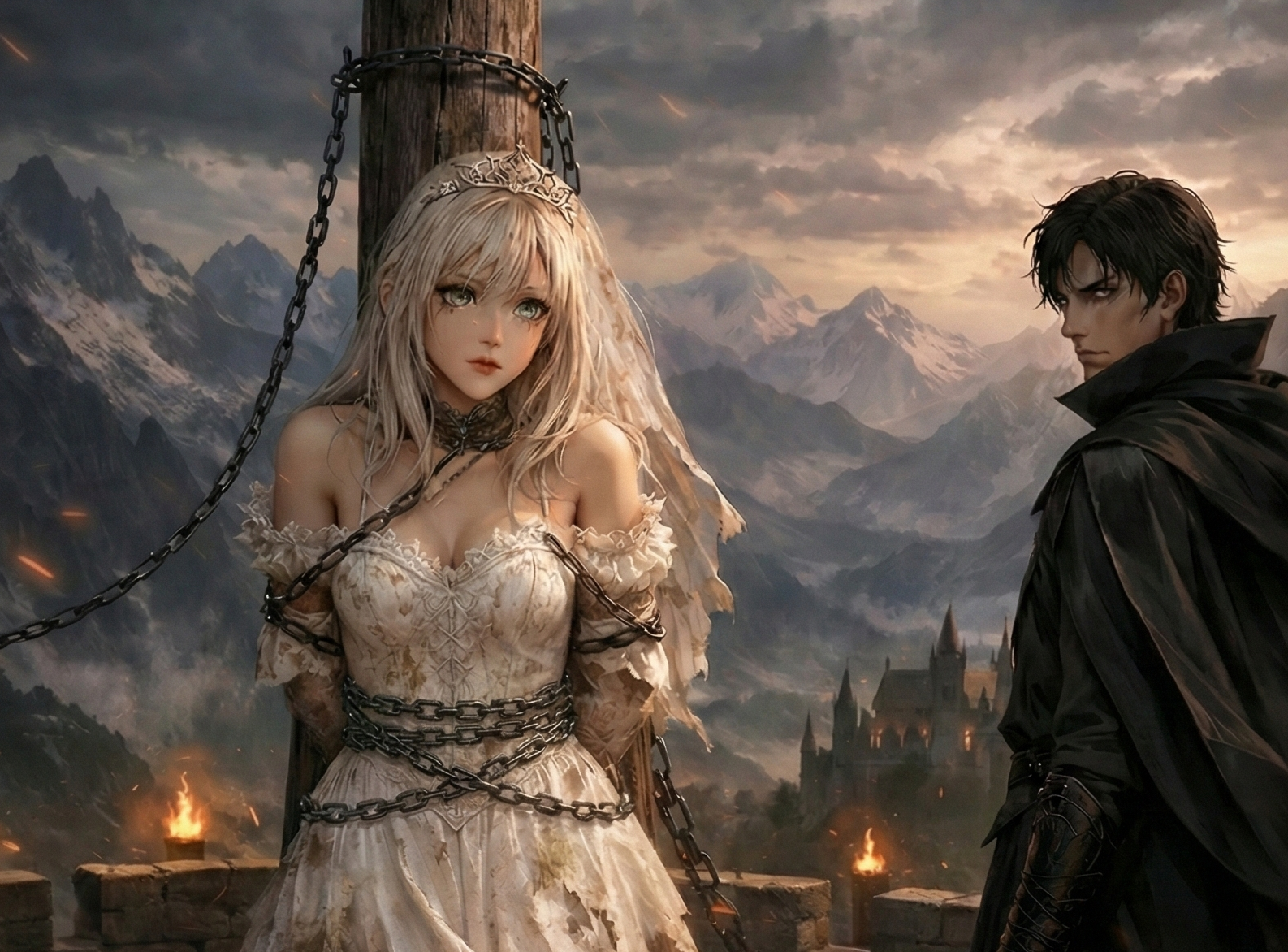 Cover art for Kidnapped at the Altar, a fantasy scenario on AI Dungeon
