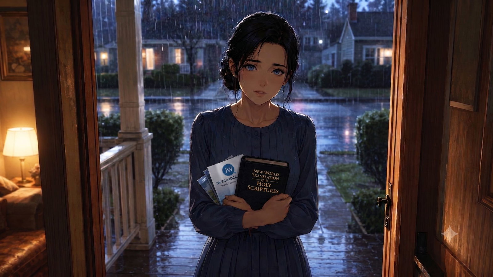 Cover art for The Missionary in the Rain, a cozychaos scenario on AI Dungeon