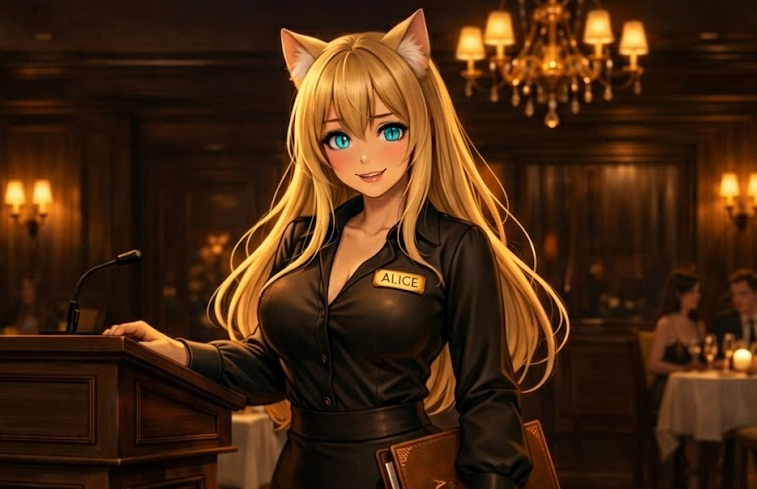 Cover art for Alice Gets a Job, a drama scenario on AI Dungeon