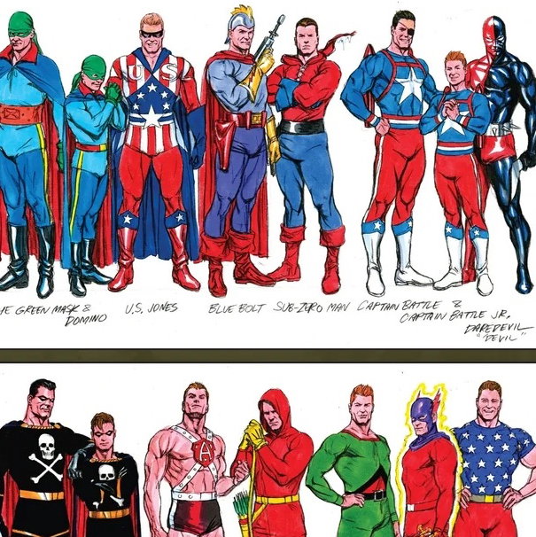 Cover art for Public Domain, a superhero scenario on AI Dungeon