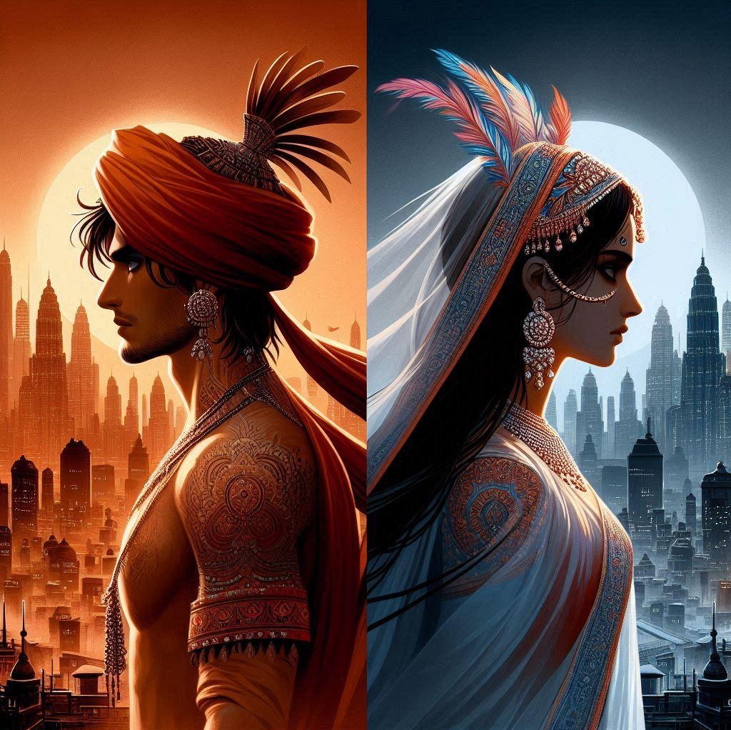 Cover art for Spawn of Indra, an india scenario on AI Dungeon