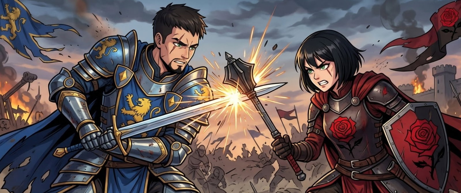Cover art for Chivalry RPG, a fantasy scenario on AI Dungeon