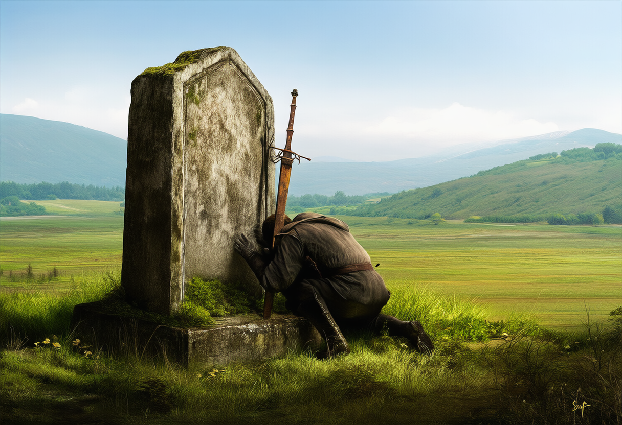Cover art for A Fathers Legacy! , a high fantasy scenario on AI Dungeon