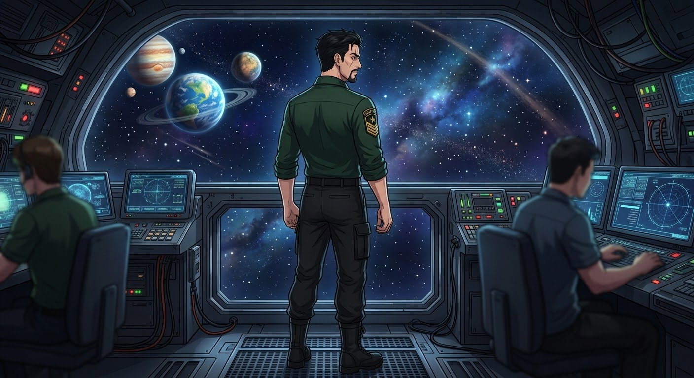 Cover art for Captain's Log, a syfy scenario on AI Dungeon