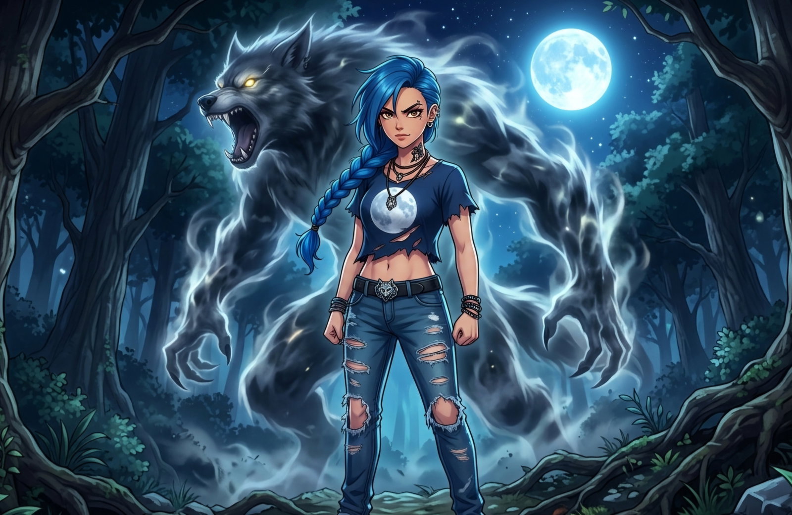 Cover art for The Wife Series: Rory (Werewolf), a modern scenario on AI Dungeon