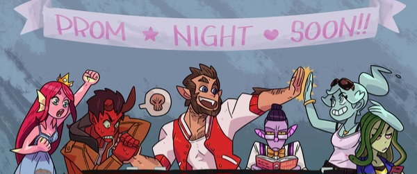 Cover art for Monster Prom, a monster scenario on AI Dungeon