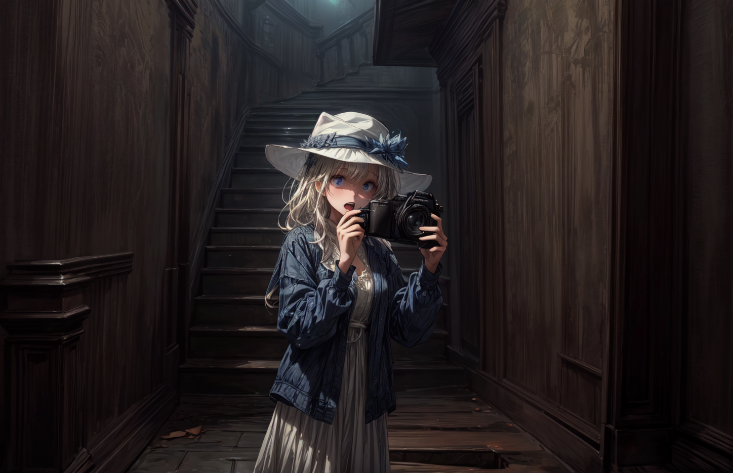 Cover art for Your Haunted House, a horror scenario on AI Dungeon