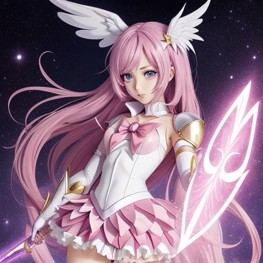 Cover art for Magical Girl Adventure, a magical scenario on AI Dungeon