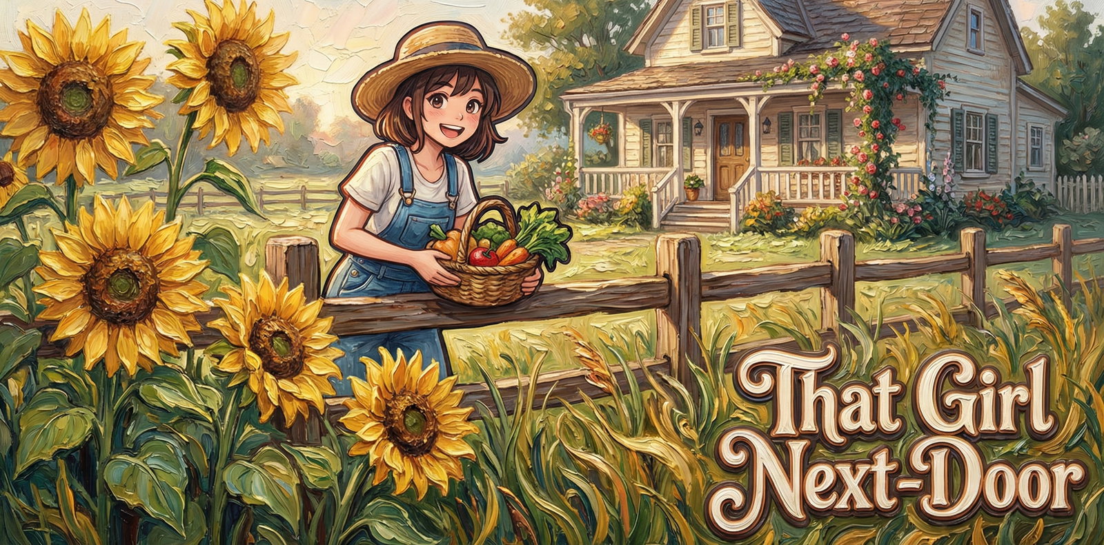 Cover art for That Girl Next Door, a romance scenario on AI Dungeon
