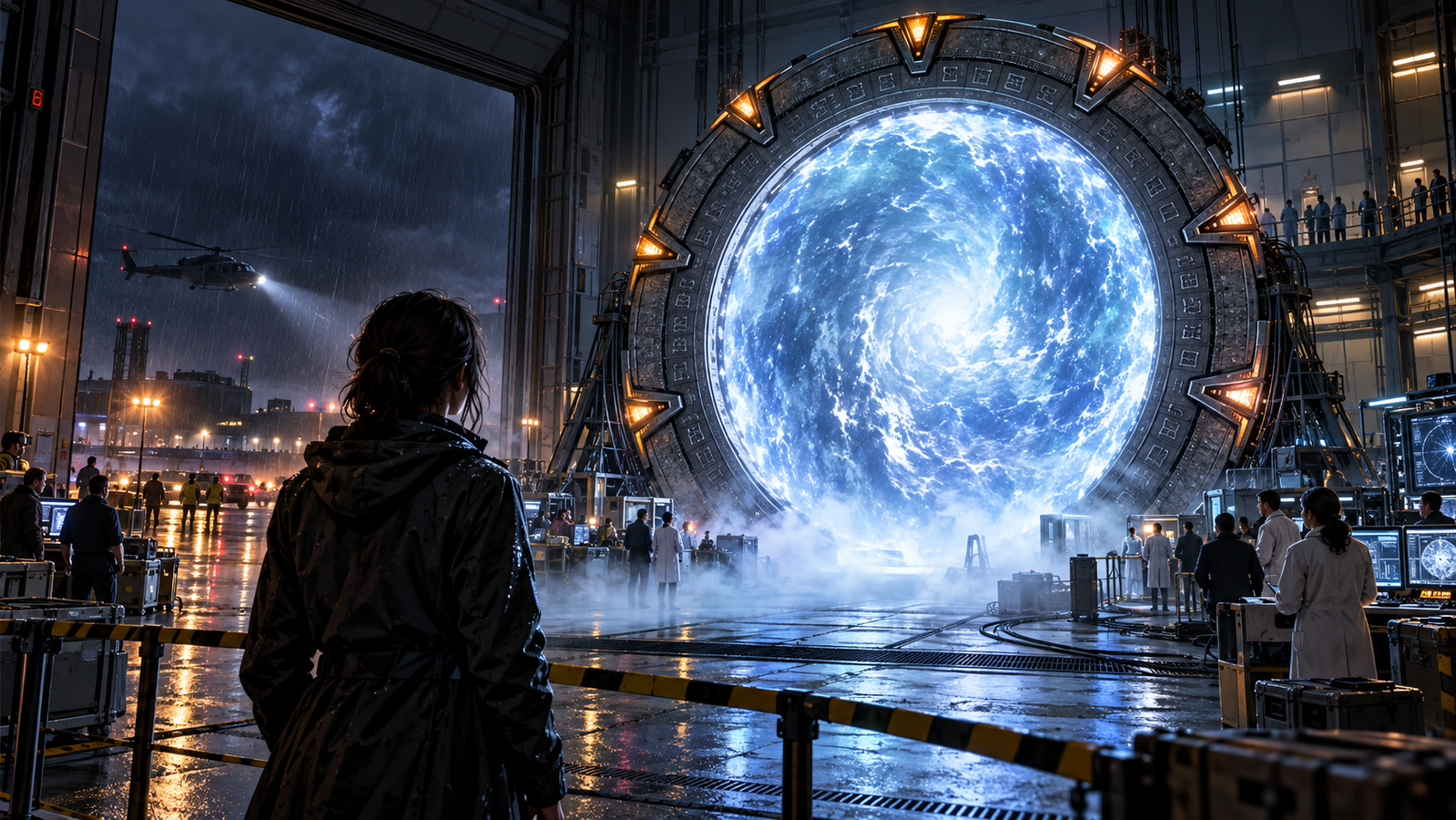 Cover art for STARGATE: The First Revelation, a stargate scenario on AI Dungeon