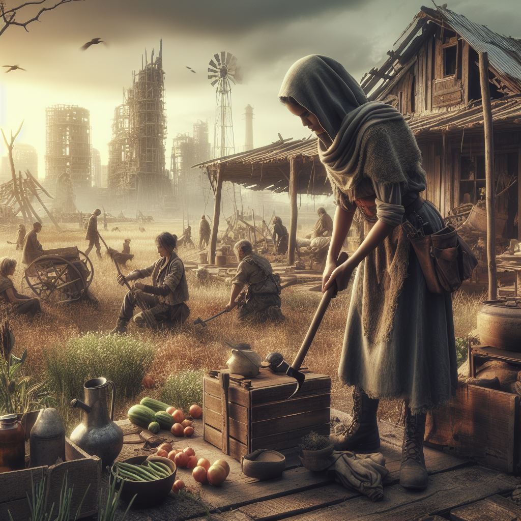 Cover art for New Dawn Farms, a farming scenario on AI Dungeon