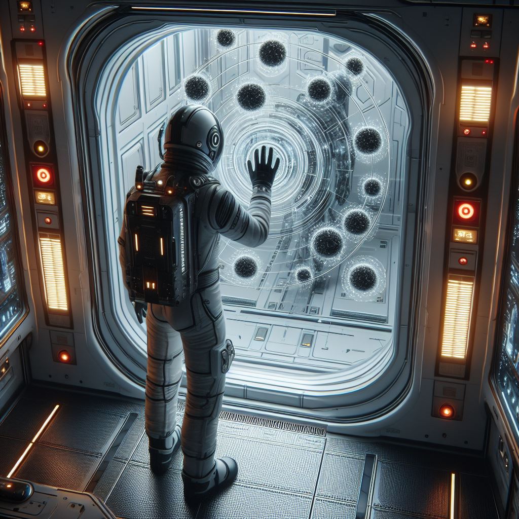Cover art for Exoethics adrift off Kepler-442, a space exploration scenario on AI Dungeon