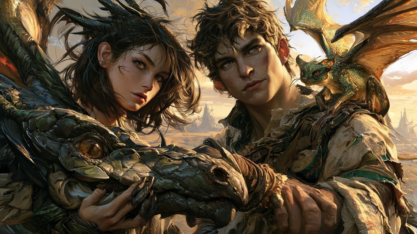 Cover art for Ythera: The First Warning, a dragons scenario on AI Dungeon