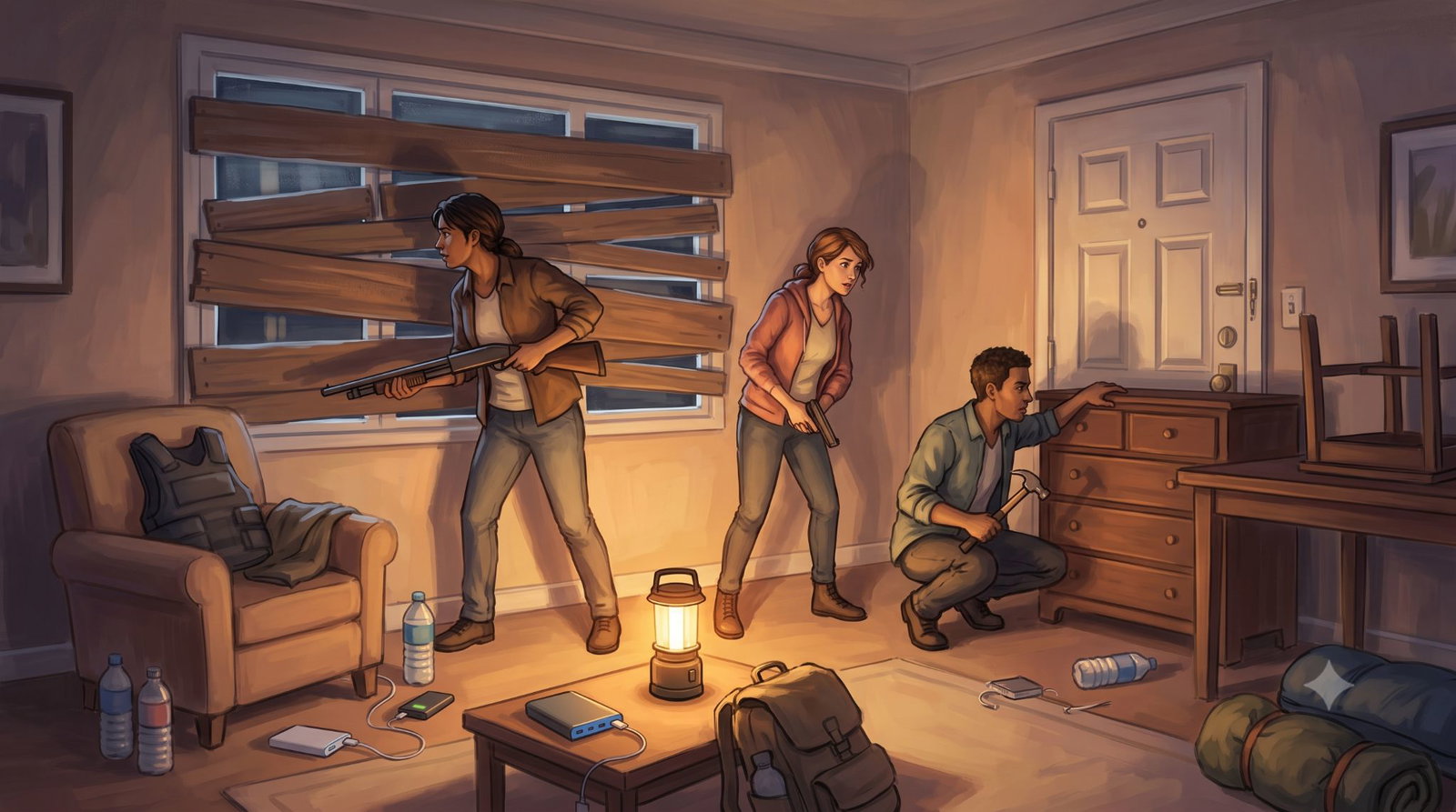 Cover art for The Purge : Multiplayer, a multiplayer scenario on AI Dungeon