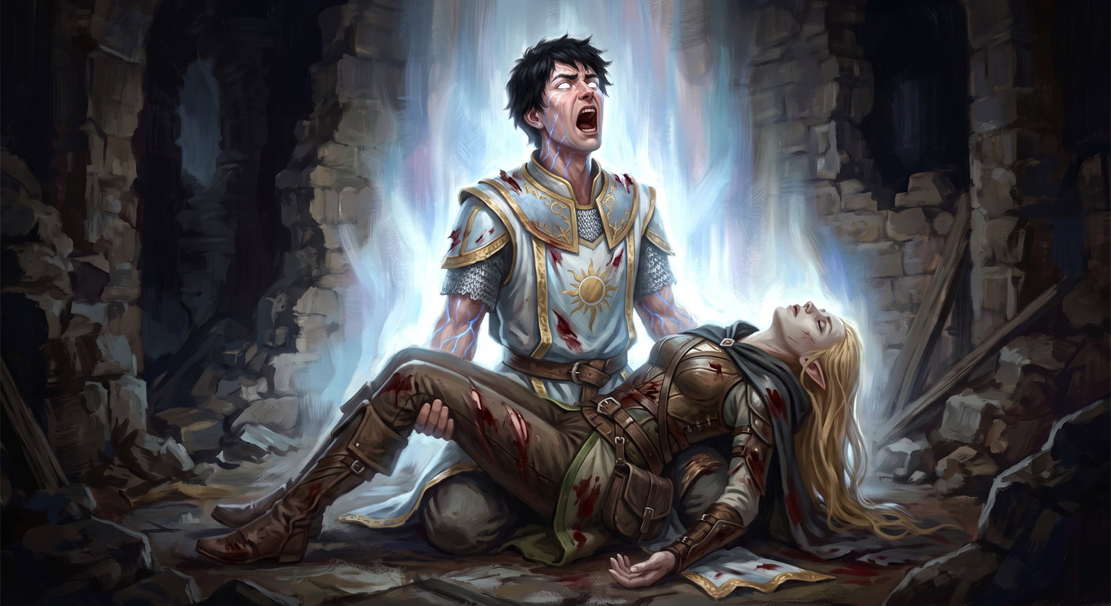 Cover art for Avatar of Light, a romance scenario on AI Dungeon