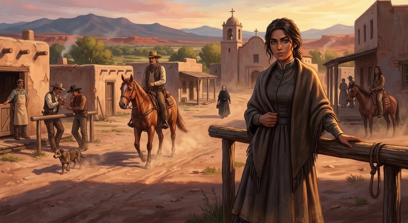 Cover art for A Life in Santa Lena, a western scenario on AI Dungeon