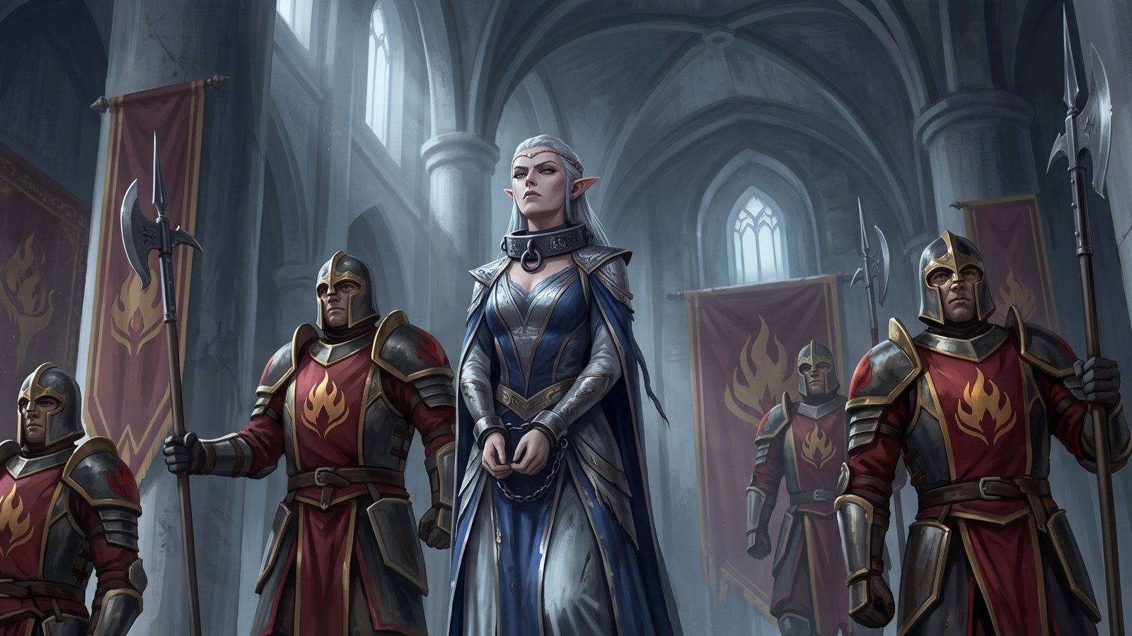 Cover art for The Reluctant Bride, a fantasy scenario on AI Dungeon